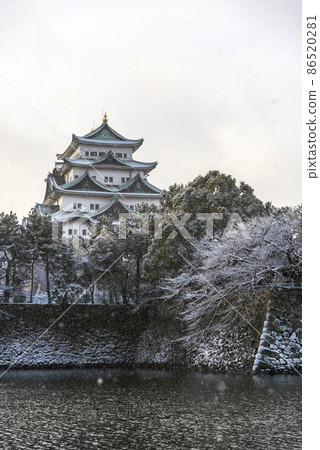 《愛知縣》雪名古屋城 86520281
