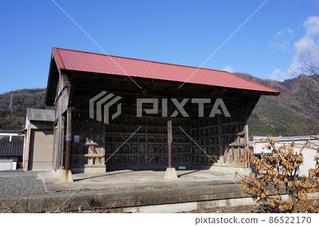Inami Line "Mimasaka-Takio Station Freight Shed No. 1 (Recommended Industrial Heritage)" in Tsuyama City, Okayama Prefecture Inami Line "Mimasaka-Takio Station Freight Shed No. 1 (Recommended Industrial Heritage)" in Tsuyama City, Okayama Prefecture 86522170