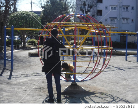 Park play equipment ~ Playground equipment 86522618