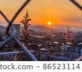 Sunset scenery-Hiroshima City, Hiroshima Prefecture- 86523114