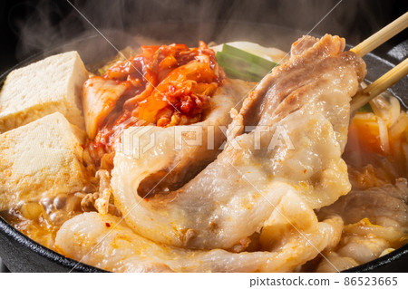 Image of pork kimchi pot 86523665