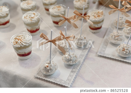 Wedding candy bar table. delicious dessert. Cakes and other sweets 86525528