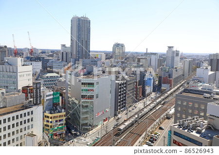 Trains running near Chiba Station Trains running near Chiba Station 86526943