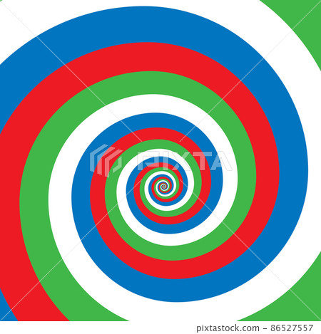 Artistic spiral shape. Vector drawing 86527557