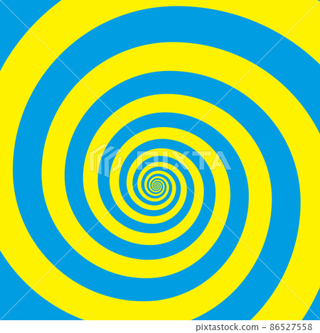 Artistic spiral shape. Vector drawing 86527558