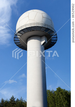 Aeronautical meteorological observations station tower. 86529982