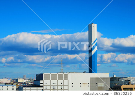 埼玉縣川口市朝日環境中心景觀 埼玉縣川口市朝日環境中心景觀 86530256