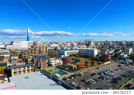 埼玉縣川口市朝日環境中心景觀 埼玉縣川口市朝日環境中心景觀 86530257