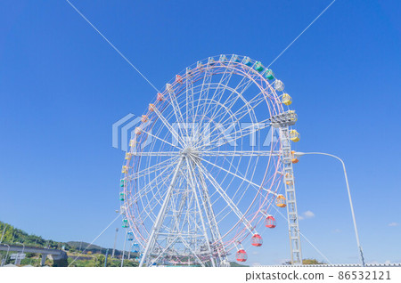 10月在淡路服務區拍攝的摩天輪 86532121