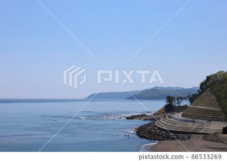 岩手野田，從東風浦附近眺望風大 86533269