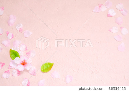 櫻花框架春天形象 櫻花框架春天形象 86534413