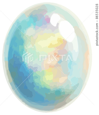 October birthstone / gem opal loose vector material 86535028