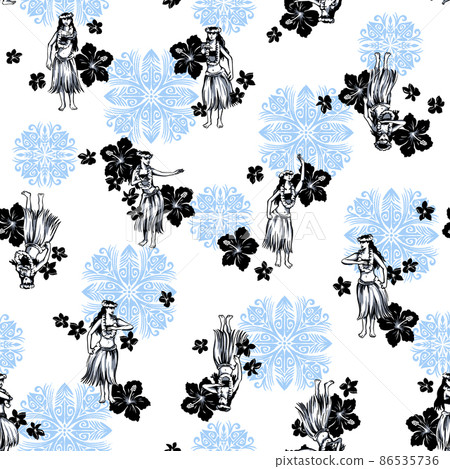 Hula pattern, 86535736