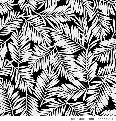 Aloha pattern of tropical leaf, Aloha pattern of tropical leaf, 86535903
