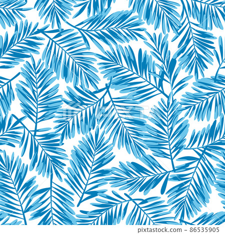 Aloha pattern of tropical leaf, Aloha pattern of tropical leaf, 86535905