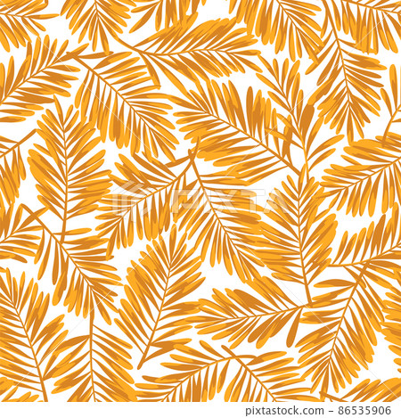 Aloha pattern of tropical leaf, 86535906