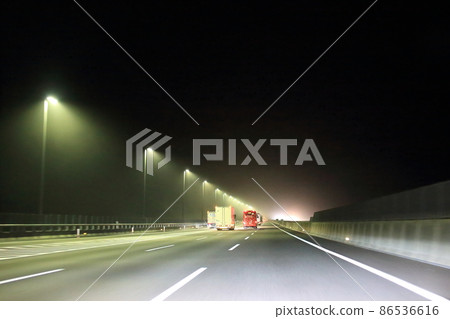 夜霧、夜遊、新東名高速公路【靜岡縣】 86536616