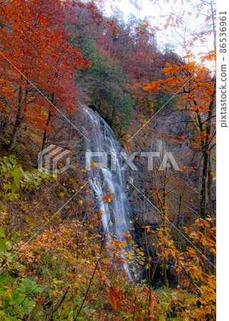 秋田縣北秋田市森吉山秋葉立又溪谷一瀧 秋田縣北秋田市森吉山秋葉立又溪谷一瀧 86536961