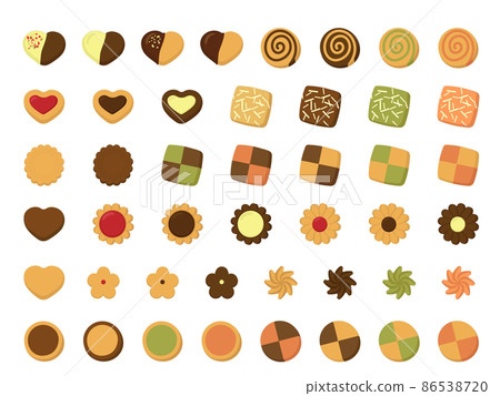 Various cookies 86538720