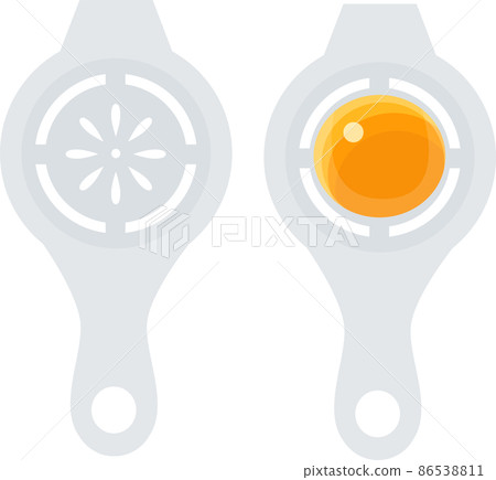 蛋黃分離器雞蛋分離器插圖素材矢量 蛋黃分離器雞蛋分離器插圖素材矢量 86538811