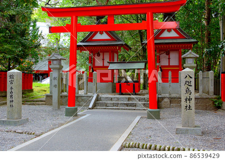 Kumano Hayatama Taisha, Yatagarasu Shrine, Kumano Sanzan, Wakayama (2), which is said to be the god of guidance in the precincts 86539429