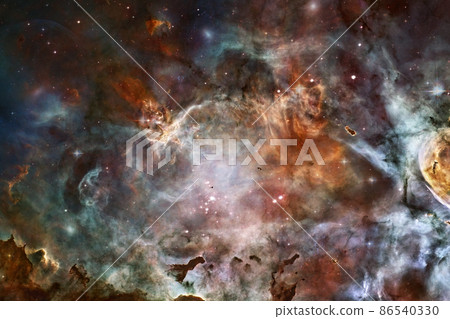 Cosmic landscape. Nebula. Elements of this image furnished by NASA 86540330