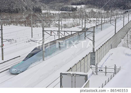 Hokkaido Shinkansen Yunosato Chinai (Shin) JR East E956 series S13 formation (Sendai) ALFA-X 86540353