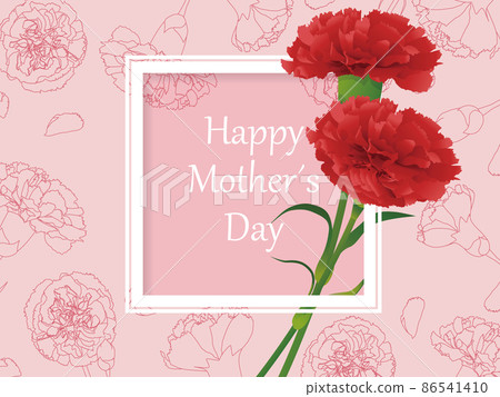 母親節康乃馨背景素材 母親節康乃馨背景素材 86541410