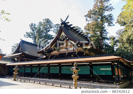 香取神宮、黑漆本殿、禮拜堂和水垣 香取神宮、黑漆本殿、禮拜堂和水垣 86542612