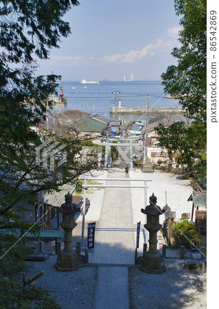 [橫須賀市]橋水神社的景色 86542869