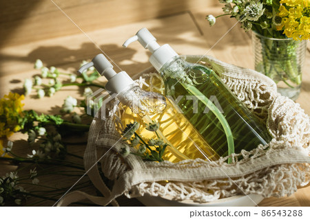 Image material of natural shampoo hair care Image material of natural shampoo hair care 86543288