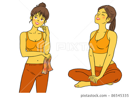 2套放鬆，健身教練女性 86545335
