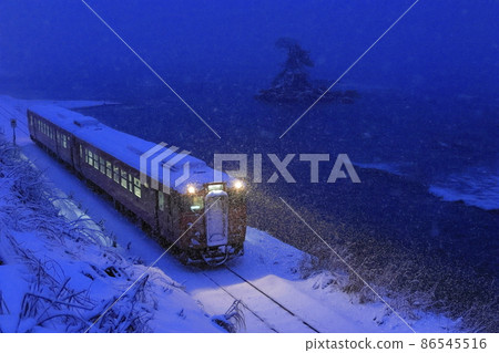 Himi Line in winter when it snows Himi Line in winter when it snows 86545516