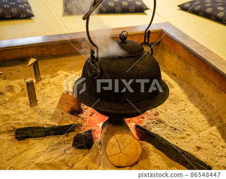Hearth of old folk house 86548447
