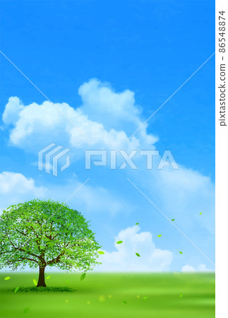 Sky Prairie landscape background Sky Prairie landscape background 86548874