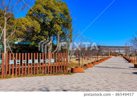 Tokyo Aquatics Center in Tatsuminomori Seaside Park, Koto-ku, Tokyo 86549457