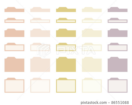 Tag sticker style decorative illustration material Tag sticker style decorative illustration material 86551088