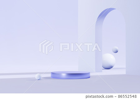 Podium for awards ceremony or product presentation. phase. Podium 86552548