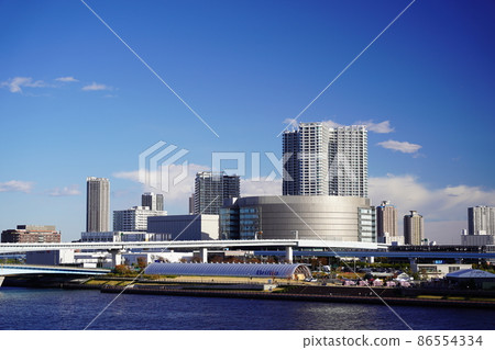 Scenery of Toyosu, Tokyo Waterfront City 86554334