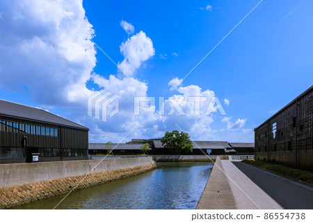Scenery of Handa Canal and Kurokabezo Handa City, Aichi Prefecture Scenery of Handa Canal and Kurokabezo Handa City, Aichi Prefecture 86554738