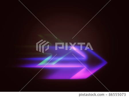 Abstract light arrow illustration - Stock Illustration [86555073] - PIXTA