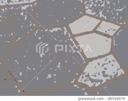 不規則花紋的石板路面 86556074