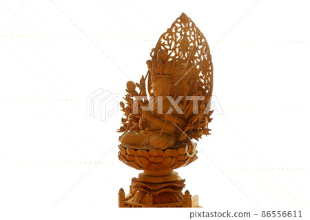 Senju Kannon Bodhisattva Buddha statue copy space 2 86556611