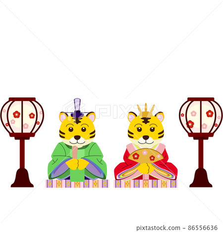 Hina doll illustration 86556636