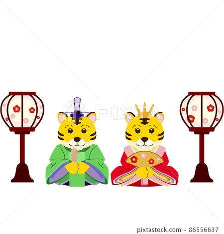Hina doll illustration Hina doll illustration 86556637