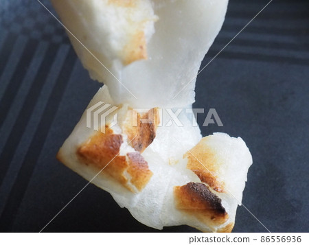 Freshly baked mochi 86556936