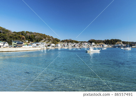 湘南三浦半島神奈川縣橫須賀市天神島海濱自然教育公園的冬天 湘南三浦半島神奈川縣橫須賀市天神島海濱自然教育公園的冬天 86557491