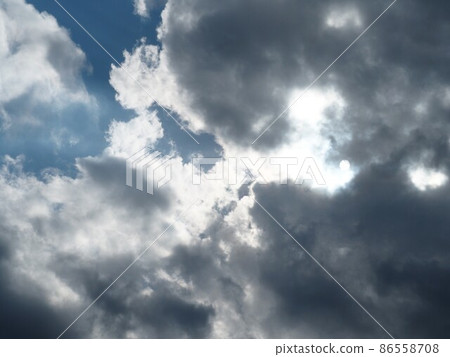 Clouds and the sunshine beyond the clouds Clouds and the sunshine beyond the clouds 86558708
