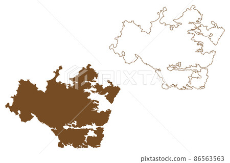 North Uist island (United Kingdom of Great Britain and Northern Ireland, Scotland, Outer Hebrides) map vector illustration, scribble sketch Isle of North Uist map North Uist island (United Kingdom of Great Britain and Northern Ireland, Scotland, Outer Hebrides) map vector illustration, scribble sketch Isle of North Uist map 86563563