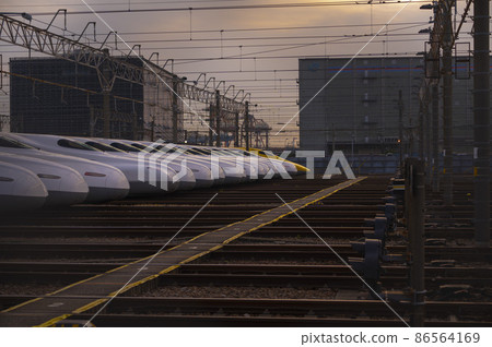 Morning at Oi Rail Yard Morning at Oi Rail Yard 86564169